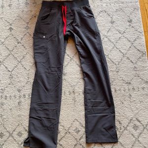 FIGS Charcoal Kade Scrub Pants